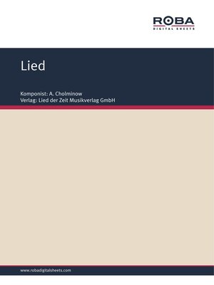 cover image of Lied